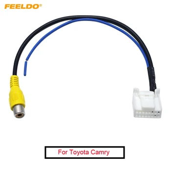 FEELDO 10Pcs Parkovanie Zadnej strane Zadná Kamera, Video Konektor Converter kábel Kábel Adaptéra Pre Toyota Camry 7. Navigácia DVD #AM2593