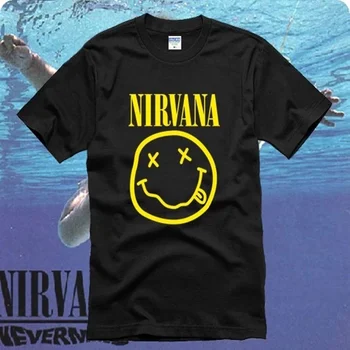 Nirvana, T Košele Nirvana Kurt Cobain Rock Roll Band T-Shirt Ako Sa Vám Písmeno Tlač Tričko Hudby, Módy Mužov Bavlna Top Čaj