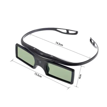(2 pack) Bluetooth 3D Smart TV aktívne 3D Okuliare pre Samsung, Sony, Panasonic 3D RF a TV projektor epson náhradné SSG5100GB