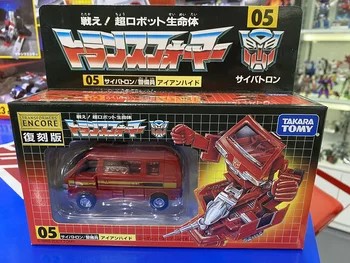 TAKARA TOMY G1 Transformátory RV Ironhide Ratchet Akcie Obrázok z Tlače Deformácie Toy Model
