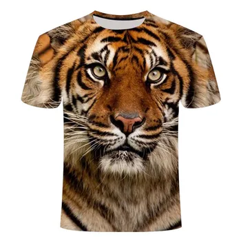 2020 nové 3D zvierat lev 3D štýl vzor T-shirt muž lete 3D tlač lev 3DT tričko