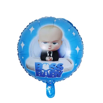 50pcs 18-palcové Cartoon Šéf Baby Balón Fólie Hélium Balóniky Baby Sprcha 1. Narodeniny, Party Dekorácie deti Latex Vzduchu Globos hračka