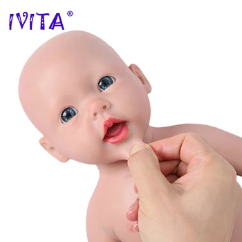 IVITA WB1515 50 cm(20-palcový) 3960g Realistické Silikónové Reborn Bábiky Baby Realisticky Bebe Raného Vzdelávania Hračka Simulované pre Deti