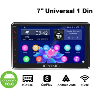 7/8/9/10 inch 1Din Android autorádia GPS Navi Carplay Android-auto DSP SPDIF Subwoofer WiFi 4G SIM Karty DAB DVR Bluetooth 5.1 DAB