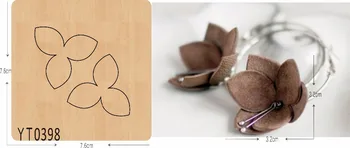 Kvet eardrop 2020 nové drevené formy zápisník vysekávané kompatibilný s väčšinou stroje