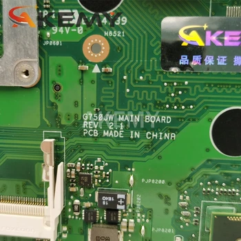 Akemy G750JX doske I7-4700HQ CPU Pre ASUS G750JX G750J notebook základnej dosky, Testované na Podporu GTX770M /3GB grafická karta