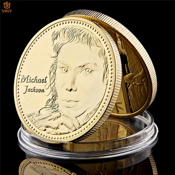Ks/set Grammy Lifetime Achievement Award Svetovej Tanečnej Kráľ Michael Jackson Nádherné Zlato/Striebro USA Suvenír Plavidlá Mince Nastaviť