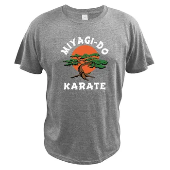 Miyagi-Urobiť Karate Zábavné Karate Live Vintage T Shirt Cobra Kai Tričko Anime Grafické Bavlny, Mäkké Tee Topy