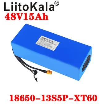 LiitoKala 48V 15Ah 18650 E-bike batéria li ion batéria, požičovňa utekať na prestavbu bafang 1000W XT60 plug 54.6 V Nabíjačke