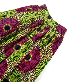 Africkej Ženy sukne afriky batik ankara tlač Kroji Kvetina Tlače Bežné Dashiki Sukne