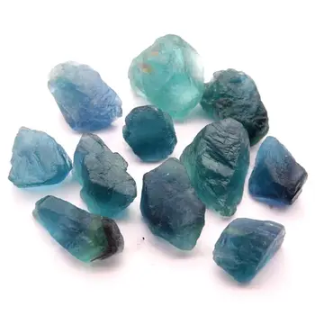 115g Prírodné suroviny modrá fluorite hrubý kameň prírodný kremenné kryštály minerálov energie kameň na liečenie