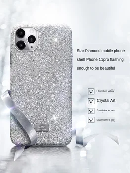 Luxusný Mobilný Telefón púzdra Pre IPhone 12 11 Pro Max XS Max XR SE 2020 7 8 PLUS Star Drahokamu Drop-Odolné Ochranné Kryty