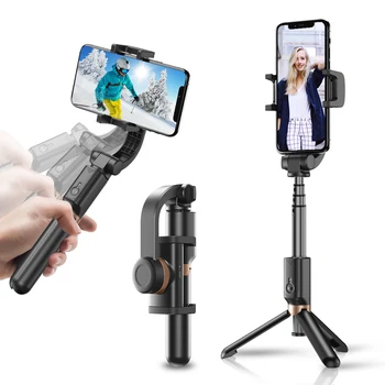APEXEL selfie stick stabilizátor mobile gimbal jednej osi, smartphone statív Otáčanie 360 Live vlog Pre Telefón DSLR Gopro