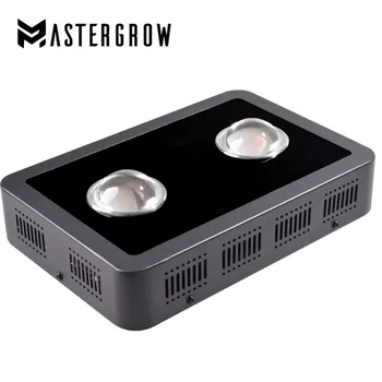 MasterGrow Black 600W COB LED Rásť Svetlo celé Spektrum 410-730nm S Veľkým Objektív Pre Vnútorné hydroponické Pestovanie Rastlín a kvetov