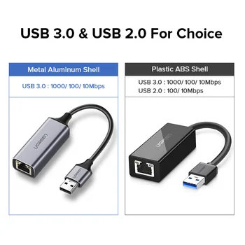 DBG USB 3.0 Ethernet Adaptér USB 2.0 Sieťová Karta do RJ45 Lan pre Windows 10 Xiao Mi Box 3 S Nintend Prepínač Ethernet USB