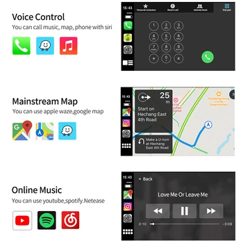 ZJCGO Bezdrôtový Apple CarPlay Android Auto adaptér rozhrania BOX Na Mercedes Benz B Trieda W176 W177 W246 W247 NTG Systém