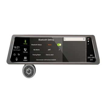 Android 5.1 Auta DVR 4G 10 Palcový Dotykový Dash Cam Spätné Zrkadlo Dash Fotoaparát, Dual Objektívom ADAS GPS Navigácie Wifi Nahrávač