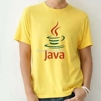 Nové letné farbou JAVA T-shirt série muž žena krátke rukáv bavlna tričko JE programátorov osobnosti topy
