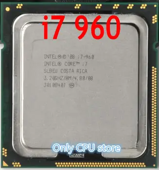 DOPRAVA ZADARMO intel Core I7 960 Procesor 3,2 GHz Quad Core LGA 1366 X 130W 8M Cache Ploche i7-960 CPU