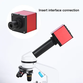 HD elektronický digitálny Fotoaparát CCD Diaľkové ovládanie, HDMI a VGA rozhranie pre stereo biologický mikroskop OSL-809