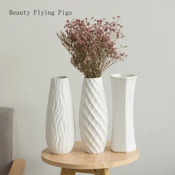 2 ks Priamy predaj nových produktov, podlahy keramické veľké vázy malé čerstvé dekorácie plný hviezd bohaté bambusu obývacej miestnosti dekorácie