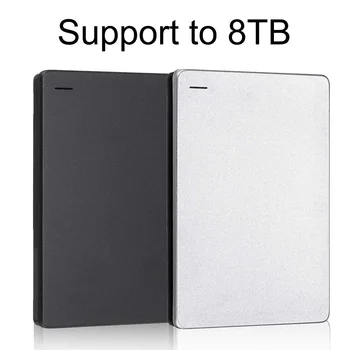 2.5 palcový HDD SSD Prípade, Sata do USB 3.0 Adapter LED 6 gb / S Okno Pevný Disk Krytu Podporu 8TB HDD Disk Pre systém WIndows na Mac OS