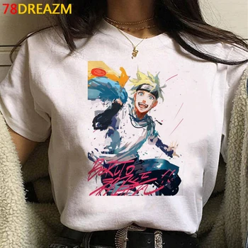 Naruto Akatsuki Itachi Sasuke letné top t-shirt ženy grunge japonský biele tričko harajuku oblečenie pár oblečenie