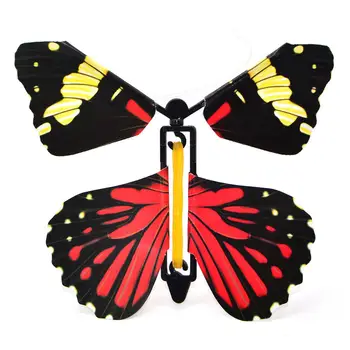 10pc Lietajúci Motýľ Nových Exotických Zábavné Prekvapenie smere hodinových Ručičiek Plastové Lietajúci Motýľ Magické Triky, Hračky pre deti Náhodné Farby