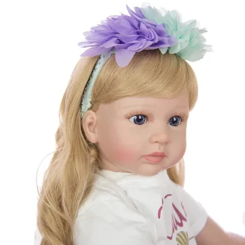 Bebes Reborn bábiky Baby Doll 60 cm Silikónové Mäkké Realisticky Novorodenca Fialová Princezná Bábiky Pre Dieťa Menina Brinquedos