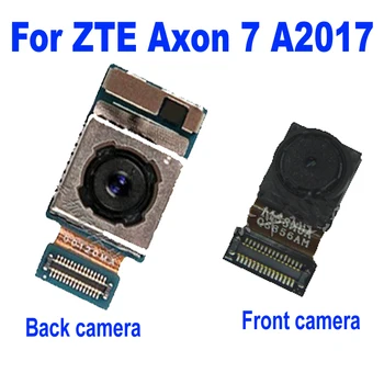 Pôvodné Testované Pracovných Hlavné Veľké Späť Zadná Kamera Pre ZTE Axon 7 A2017 Malé Smerom Fotoaparát na Prednej strane Telefónu Flex Kábel, Náhradný