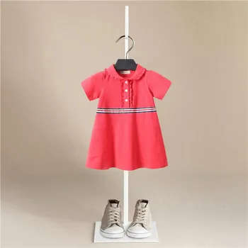 Nové Dievčenské Šaty Batole Detské Oblečenie Šaty, detské Letné Oblečenie Dúha A-line Bavlna Princezná Deti Topy Oblečenie