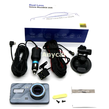DVR Auto Záznamník Dash Fotoaparát, Dual Dash Cam DVR Kamera Video auto kamera 1080P 3.6