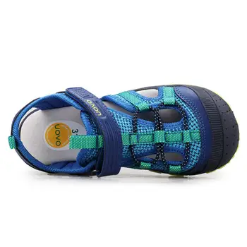 Nové Letné Beach Boy Sandále Uovo Sandále Deti Topánky pre Chlapcov Uzavreté Prst Ploché Outdoorové Topánky pre Chlapcov Veľkosť 25-34