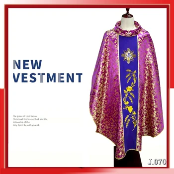 Nový Kňaz Rúch Christian Vysokej Kvality V Európskom Štýle Polyester Dospelých Katolíckej Náboženskej Arcibiskup Oblečenie Duchovenstvo Župan