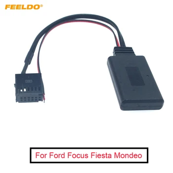 FEELDO Auto Bezdrôtový Modul Bluetooth Adaptér Pre Ford Focus Fiesta Mondeo Hudby 12Pin Aux Kábel Stereo AUX-IN, Bluetooth, AUX Auta