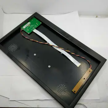 Kompatibilné obrazovky panel prípade Kovové zliatiny prípade box + 2 HDMI EDP Radič doske auta DIY univerzálny