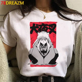 Japonské Anime Šaman King T Shirt Ženy Kawaii Wc Viazaný Hanako Kun Grafické Tees Legrační Karikatúra Inuyasha Unisex Tričko Žena