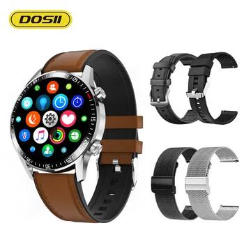 DOSII Bluetooth Smart Hodinky 2020 Mužov plne Dotykový Fitness Krvného Tlaku, Tepovej frekvencie Inteligentný Náramok Smartwatch