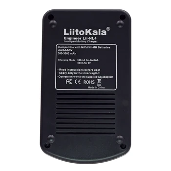 Liitokala Lii-NL4 nabíjačka batérií, nabíja 18650 1.2 V AA / AAA NiMH batérie