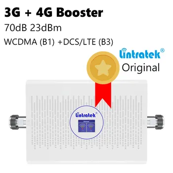 Lintratek 3G, 4G internet zosilňovač signálu Celulárnej siete LTE 4g Mobil Signál Booster WCDMA 1800 2100 DCS 3G Mobilný telefón, Repeater