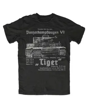 Nemeckých Obrnených Vojakov Tiger Tank Vytlačené T-Shirt Royal Armoury Letné Bavlnené O-Krku Krátkym Rukávom pánske Tričko Nové, Veľkosť S-3XL