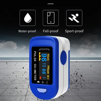 Horúce Black Oximeter Kyslíka V Krvi, Sýtosť Meter Prst Monitor Prenosné Domáce Digitálne Prsta Impulz