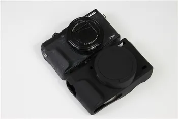 Fotoaparát Silikónové puzdro Chránič pre Canon PowerShot G5Xmark II G5X2 Ochranný Kryt Tela Prípade Pleti