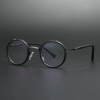 TR90 Transparentné Okrúhle Okuliare Muži Ženy Vintage Optické Okuliare Rám Predpis Rámy muž Jasné Okuliare Oculos