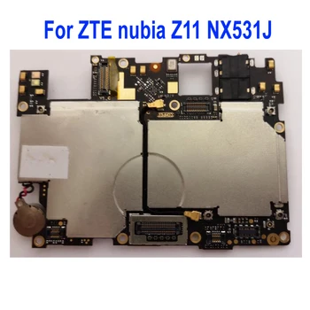 Originálne Použité Test Odomknutý Doske Pre ZTE nubia Z11 NX531J Doske 64GB Logic Board Obvody Karty Poplatok Flex Kábel