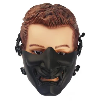 Móda Polovicu Tváre Masku Hre Taktické Pradžňa Maska Hannya Oni Zlý Démon Rytier Na Halloween Cosplay Strašidelné Kostýmy, Doplnky