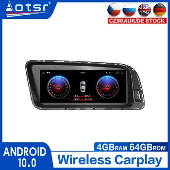 Android 9.0 64GB Auta GPS Navigácie pre AUDI Q5 A4 B8 2009 - Auto Rádio magnetofón DVD Multimediálny Prehrávač Videa Vedúci jednotky