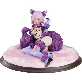 12cm Mash Kyrielight Cat Girl Osud Grand Aby Shielder Zviera Akcie Obrázok Anime Obrázok Model Hračky Sexy Dievča Obrázok Zber