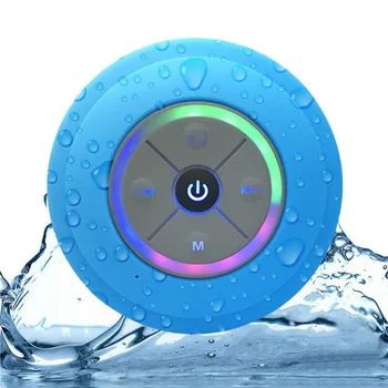 Q9 prachotesný kúpeľňa nepremokavé nepremokavé bezdrôtové Bluetooth reproduktory s LED diódy, auto sprchovacím kútom, hands-free reproduktory