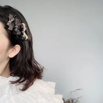 Kórejský Sladkosti páse s nástrojmi sponky do vlasov čela pre dievčatá bowknot vlasy príslušenstvo 2020 žena kameň Vlasy Pazúry hodváb opaski dla dziewczynek